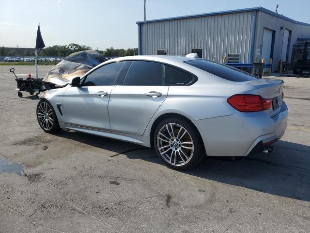 WBA4F7C30HG789331 - 2017 BMW 430I GRAN COUPE SILVER photo 2