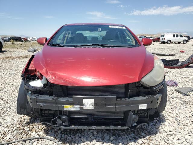 KMHDH4AE0DU717262 - 2013 HYUNDAI ELANTRA GLS RED photo 5