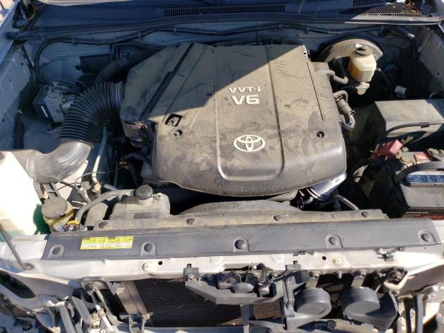 5TEJU62N45Z140676 - 2005 TOYOTA TACOMA DOUBLE CAB PRERUNNER SILVER photo 11