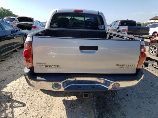 5TEJU62N45Z140676 - 2005 TOYOTA TACOMA DOUBLE CAB PRERUNNER SILVER photo 6