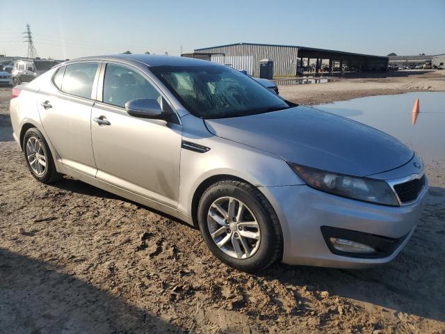 KNAGM4A76D5352687 - 2013 KIA OPTIMA LX SILVER photo 4