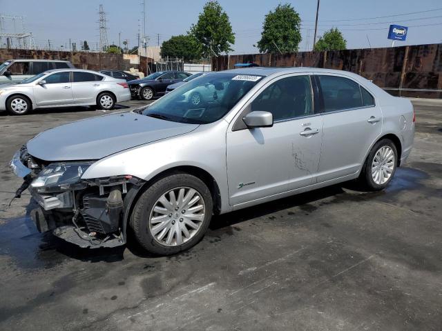 3FADP0L35AR394427 - 2010 FORD FUSION HYBRID SILVER photo 1