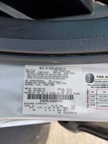 3FADP0L35AR394427 - 2010 FORD FUSION HYBRID SILVER photo 12