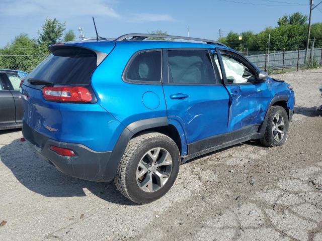 1C4PJMBS6HW589985 - 2017 JEEP CHEROKEE TRAILHAWK Կապույտ լուսանկար 3
