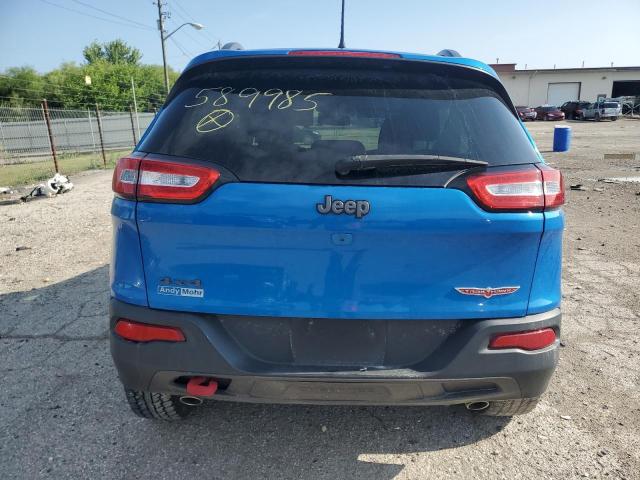 1C4PJMBS6HW589985 - 2017 JEEP CHEROKEE TRAILHAWK Կապույտ լուսանկար 6