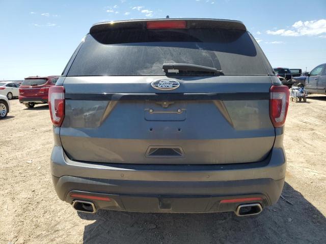 1FM5K8GT5GGC47946 - 2016 FORD EXPLORER SPORT GRAY photo 6