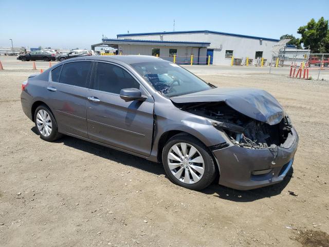 1HGCR3F82FA017291 - 2015 HONDA ACCORD EXL GRAY photo 4