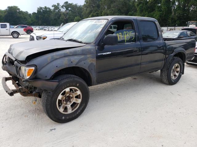 5TEGN92N82Z021128 - 2002 TOYOTA TACOMA DOUBLE CAB PRERUNNER BLACK photo 1