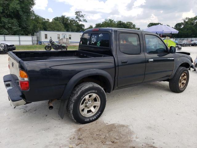 5TEGN92N82Z021128 - 2002 TOYOTA TACOMA DOUBLE CAB PRERUNNER BLACK photo 3