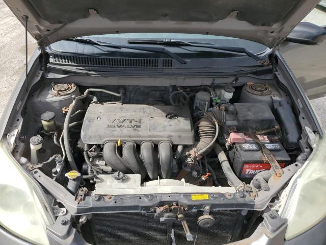 2T1KR32E84C192918 - 2004 TOYOTA COROLLA MA XR GRAY photo 11
