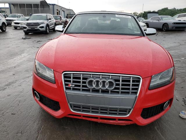 WAUVGAFH5BN013754 - 2011 AUDI S5 PRESTIGE RED photo 5