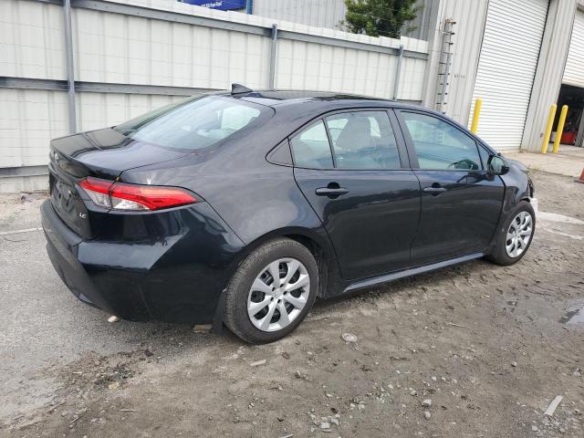5YFEPMAE9MP195093 - 2021 TOYOTA COROLLA LE BLACK photo 3