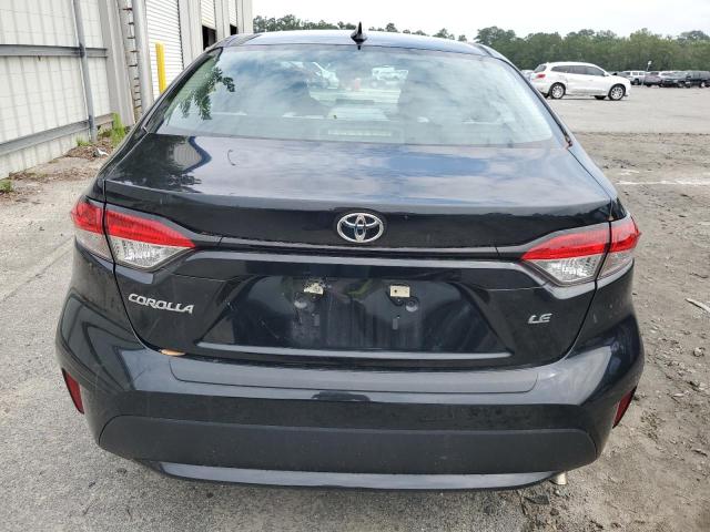 5YFEPMAE9MP195093 - 2021 TOYOTA COROLLA LE BLACK photo 6