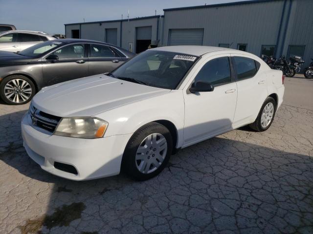 1C3CDZAB3CN174811 - 2012 DODGE AVENGER SE WHITE photo 1