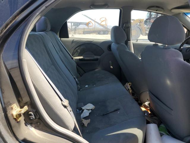 KL1TD52645B474018 - 2005 CHEVROLET AVEO BASE BLACK photo 10