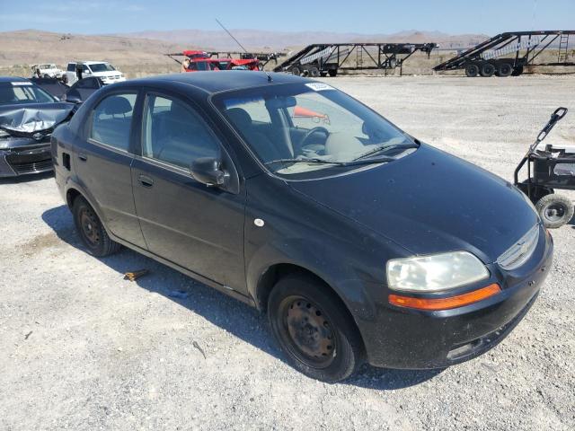 KL1TD52645B474018 - 2005 CHEVROLET AVEO BASE BLACK photo 4