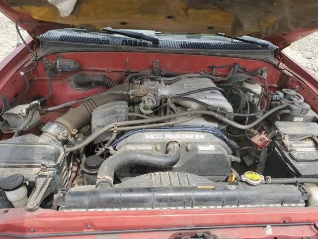 4TAWN72N0VZ282927 - 1997 TOYOTA TACOMA XTRACAB RED photo 11