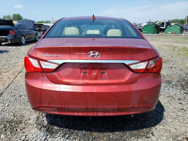 5NPEB4AC4DH552786 - 2013 HYUNDAI SONATA GLS RED photo 6