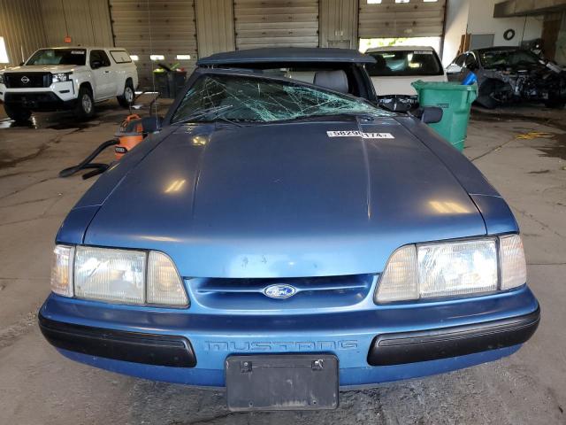 1FABP44EXKF235268 - 1989 FORD MUSTANG LX BLUE photo 5