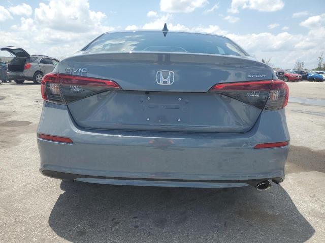 2HGFE2F57RH551448 - 2024 HONDA CIVIC SPORT BLUE photo 6