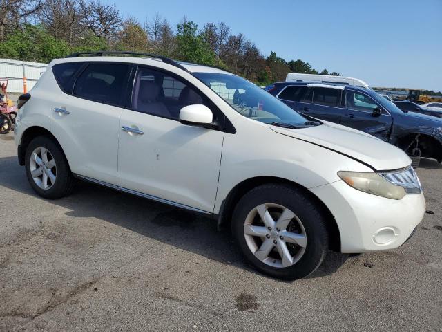 JN8AZ18W49W122397 - 2009 NISSAN MURANO S WHITE photo 4