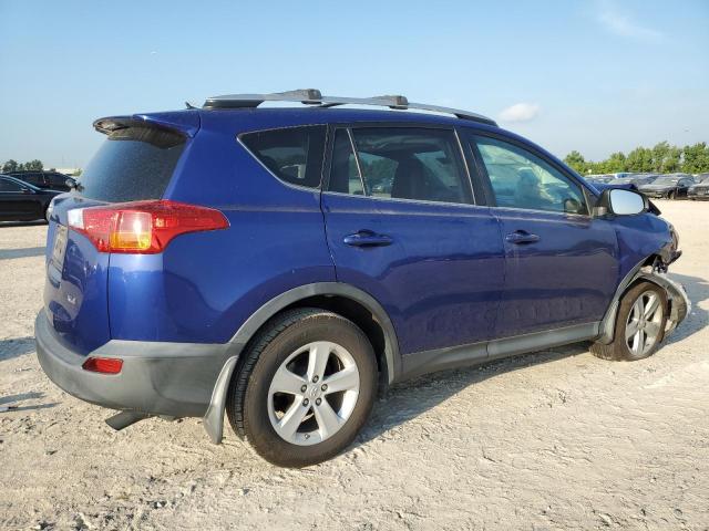 2T3WFREV9EW088180 - 2014 TOYOTA RAV4 XLE BLUE photo 3