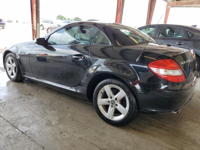 WDBWK54F68F185839 - 2008 MERCEDES-BENZ SLK 280 BLACK photo 2