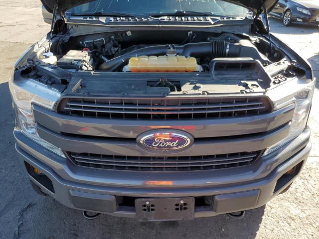 1FTEW1EGXJFB58733 - 2018 FORD F150 SUPERCREW GRAY photo 11