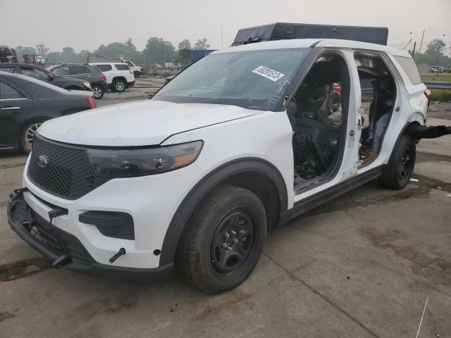 1FM5K8AB4LGD01019 - 2020 FORD EXPLORER POLICE INTERCEPTOR WHITE photo 1