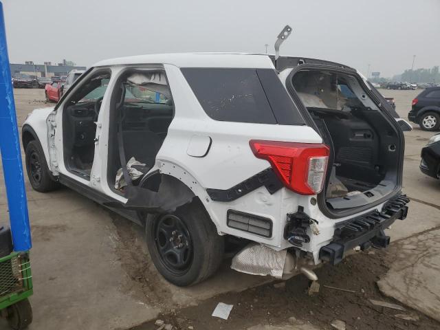1FM5K8AB4LGD01019 - 2020 FORD EXPLORER POLICE INTERCEPTOR WHITE photo 2