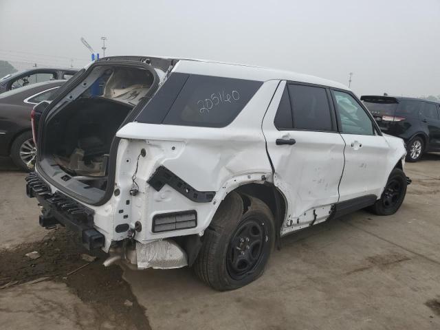 1FM5K8AB4LGD01019 - 2020 FORD EXPLORER POLICE INTERCEPTOR WHITE photo 3