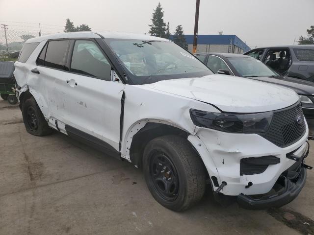 1FM5K8AB4LGD01019 - 2020 FORD EXPLORER POLICE INTERCEPTOR WHITE photo 4