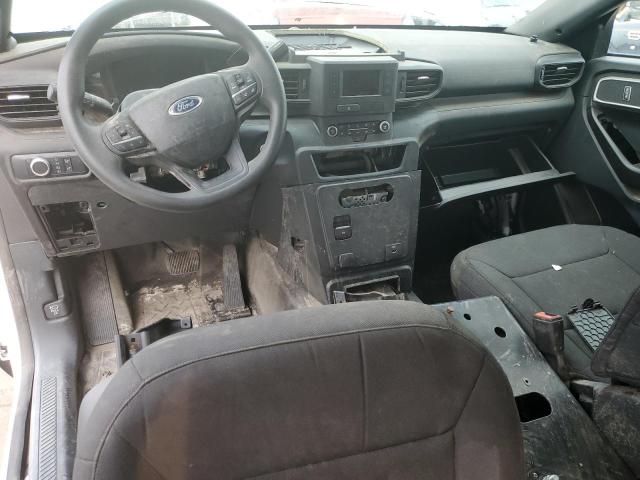 1FM5K8AB4LGD01019 - 2020 FORD EXPLORER POLICE INTERCEPTOR WHITE photo 8