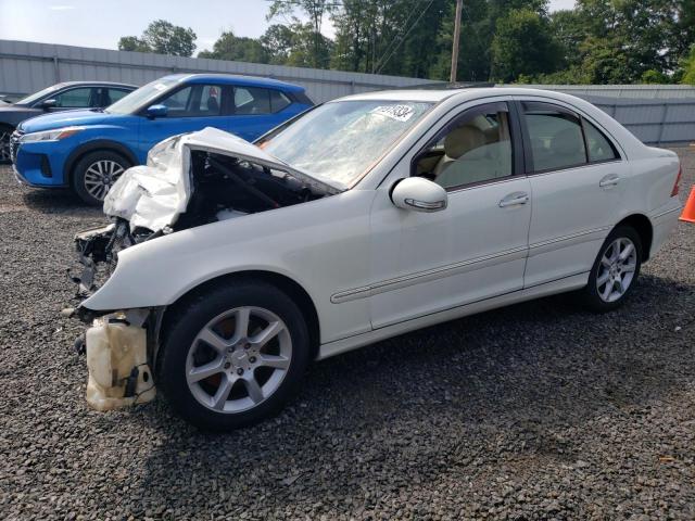 WDBRF92H27F846133 - 2007 MERCEDES-BENZ C 280 4MATIC WHITE photo 1