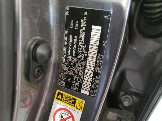 5TDJKRFH2FS125622 - 2015 TOYOTA HIGHLANDER XLE Boz foto 13