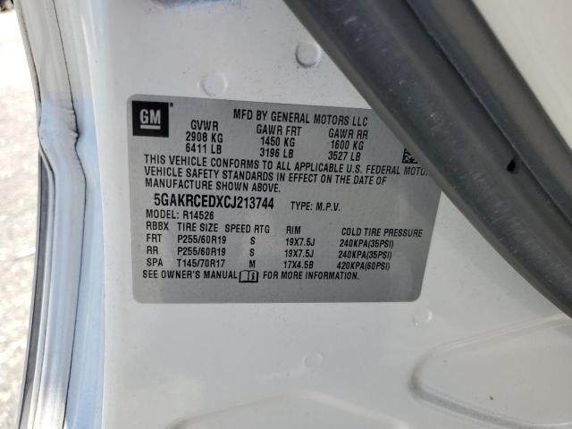 5GAKRCEDXCJ213744 - 2012 BUICK ENCLAVE BEIGE photo 14