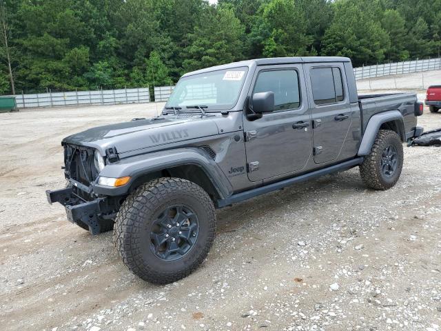 1C6HJTAG4ML593242 - 2021 JEEP GLADIATOR SPORT GRAY photo 1