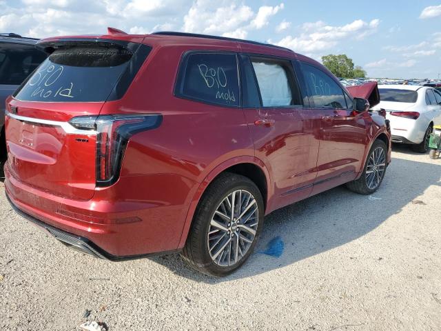 1GYKPGRS9PZ148956 - 2023 CADILLAC XT6 SPORT MAROON photo 3