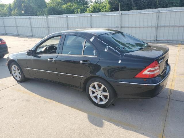 WDBRF54H67F884485 - 2007 MERCEDES-BENZ C 280 BLACK photo 2