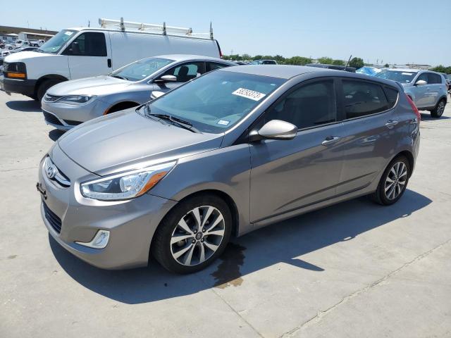 KMHCU5AE0HU356523 - 2017 HYUNDAI ACCENT SPORT GRAY photo 1