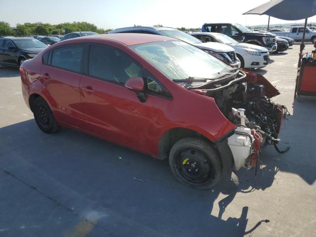 KNADN4A3XD6231734 - 2013 KIA RIO EX RED photo 4