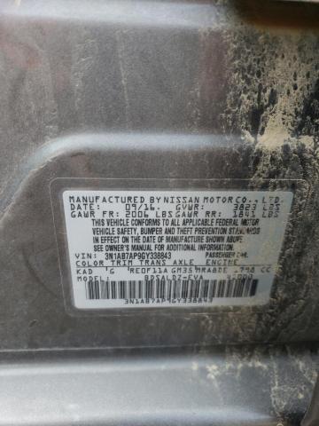 3N1AB7AP9GY338843 - 2016 NISSAN SENTRA S GRAY photo 12