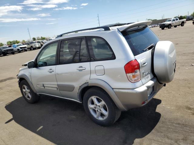 JTEHH20V310025037 - 2001 TOYOTA RAV4 SILVER photo 2