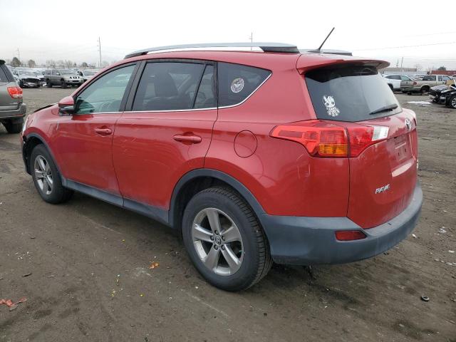 2T3RFREV9FW282982 - 2015 TOYOTA RAV4 XLE RED photo 2