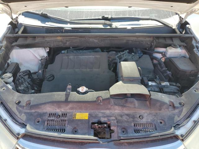 5TDKKRFH9ES022040 - 2014 TOYOTA HIGHLANDER XLE WHITE photo 12