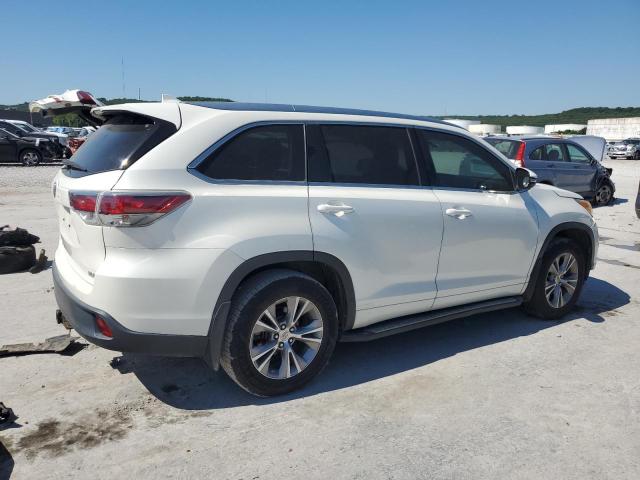 5TDKKRFH9ES022040 - 2014 TOYOTA HIGHLANDER XLE WHITE photo 3