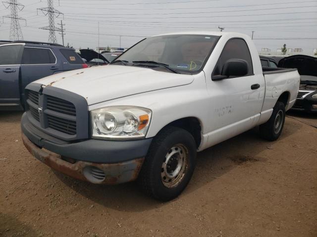 1D7HA16K07J542000 - 2007 DODGE RAM 1500 ST WHITE photo 1