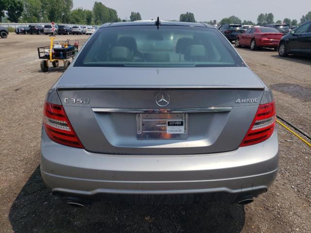 WDDGF8JB2CA634586 - 2012 MERCEDES-BENZ C 350 4MATIC SILVER photo 6