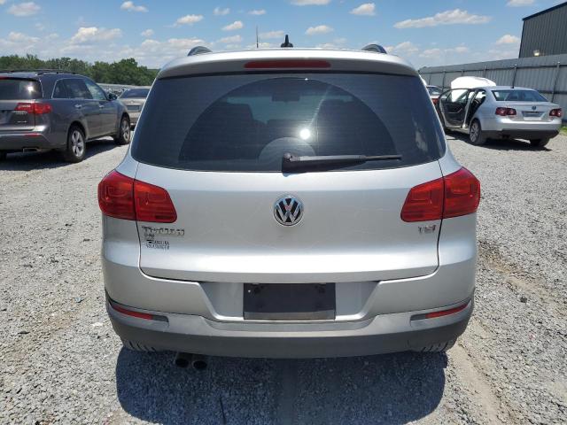 WVGAV7AX7GW612516 - 2016 VOLKSWAGEN TIGUAN S SILVER photo 6