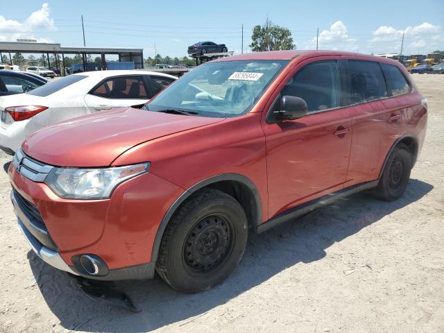 JA4AD2A35FZ000944 - 2015 MITSUBISHI OUTLANDER ES RED photo 1